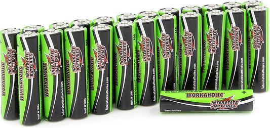 AAA Alkaline Battery (24 Pack) All-Purpose 1.5V High Performance Batteries - Workaholic (DRY0075)…